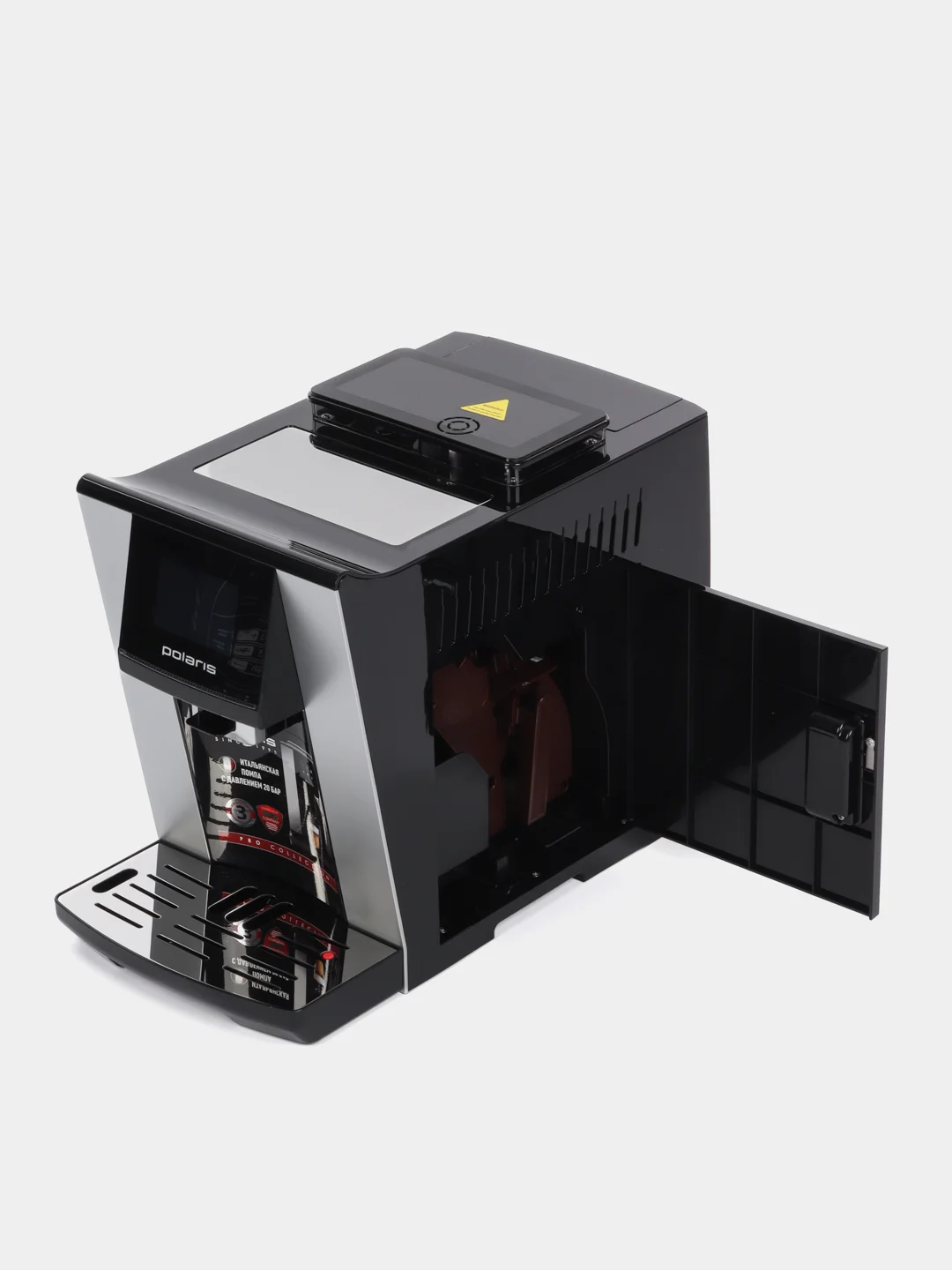 Кофемашина Polaris PACM 2065AC Черный/серебро