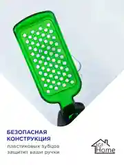 Терка для пюрешки и детского питания, с емкостью, цвет зеленый