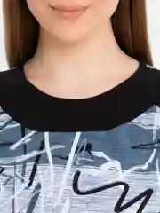 Голубой туника арт.526