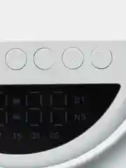 Белый лампа RGB, с беспроводной зарядкой, часами, колонкой