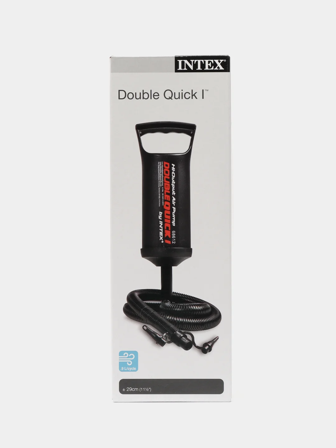Насос ручной INTEX, для матрасов, бассейнов, лодок и других надувных изделий, 29 см
