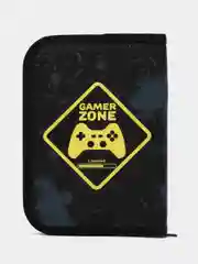 Пенал школьный, 1 отделение, полиэстер, 19х13 см, Game Zone, Пифагор, 271511
