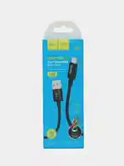 Черный hoco X89 Кабель Type-c USB, быстрая зарядка на андроид