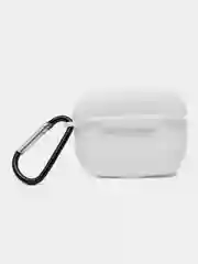 Чехол на Air Pods Pro, силиконовый, с карабином