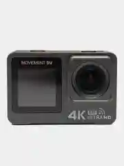 Тёмно-серый экшн-камера MOVEMEND DV с двумя экранами со стабилизатором