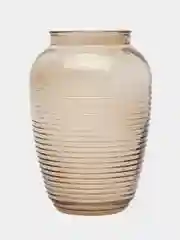 Кремовый ваза стеклянная