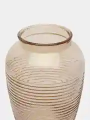 Кремовый ваза стеклянная