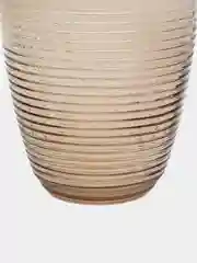 Кремовый ваза стеклянная