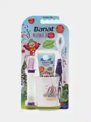 Синий набор для ухода за полостью рта "Banat" Acrobat Kids для детей 5+