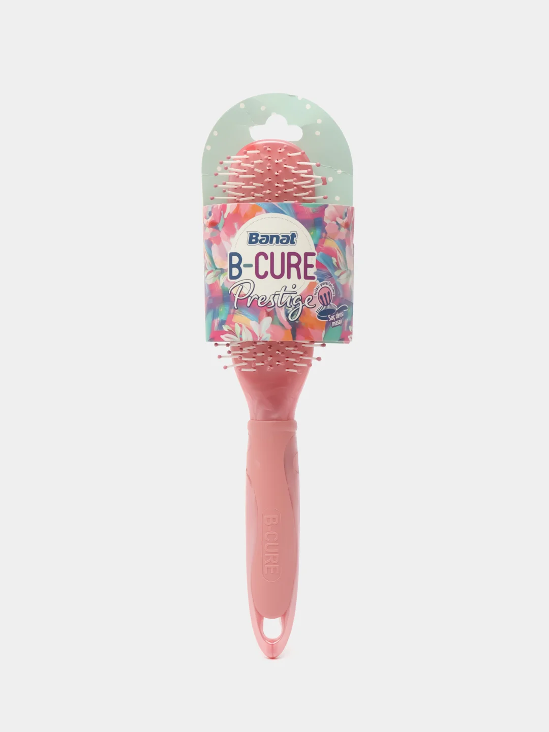 Аметистовый расческа для волос массажная "Banat" B-CURE PRESTIGE 676