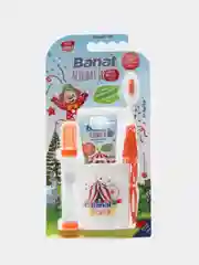 Оранжевый набор для ухода за полостью рта "Banat" Acrobat Kids для детей 5+