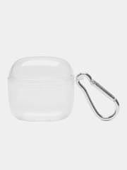 Чехол для наушников Huawei Free Buds SE2 TWS с карабином прозрачный/силиконовый