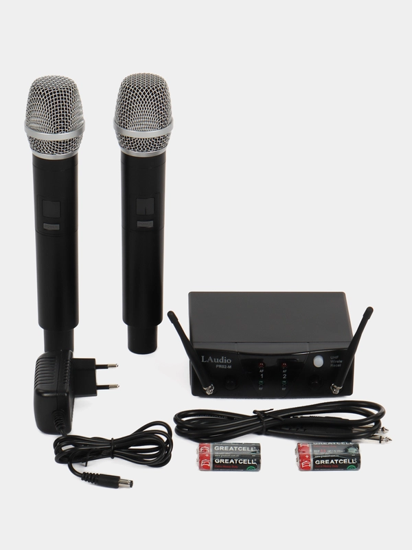 Вокальная радиосистема PRO2-M 2 ручных передатчика, LAudio