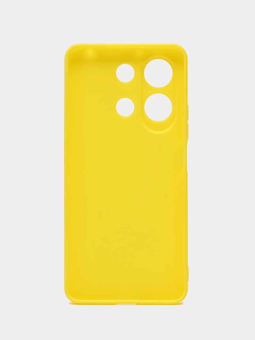 Желтый чехол накладка для Xiaomi Note 13 4G, Note 13 Pro 4G / Poco M6 Pro 4G, цветной силикон