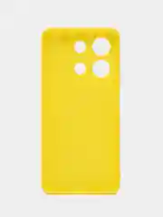 Желтый чехол накладка для Xiaomi Note 13 4G, Note 13 Pro 4G / Poco M6 Pro 4G, цветной силикон