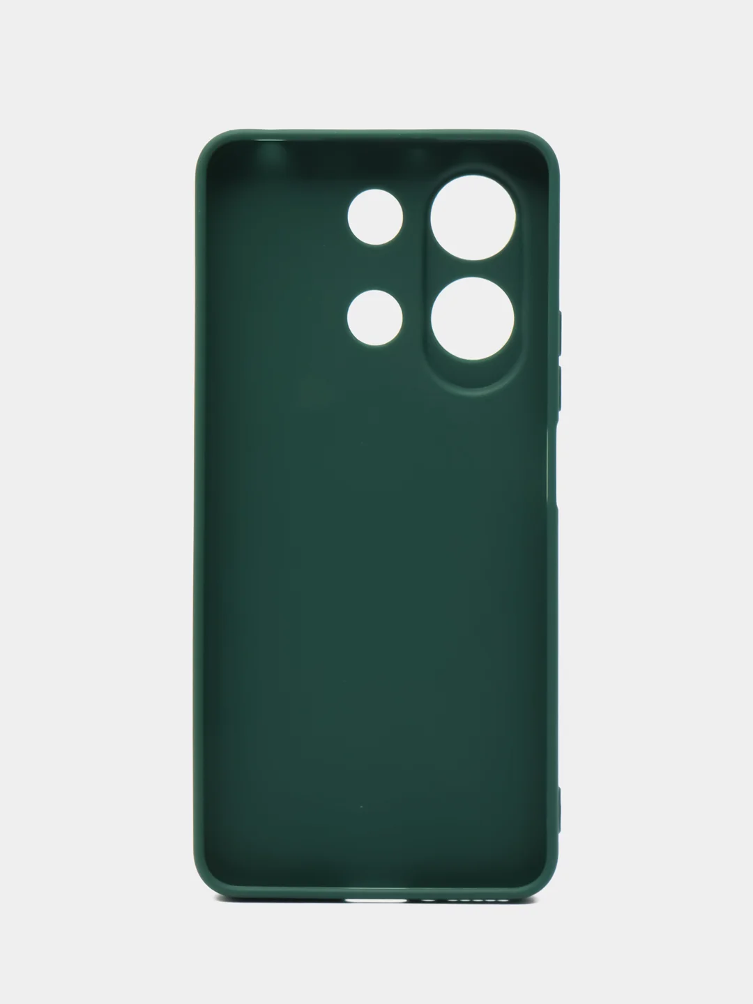 Зеленый чехол накладка для Xiaomi Note 13 4G, Note 13 Pro 4G / Poco M6 Pro 4G, цветной силикон