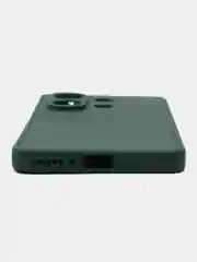 Зеленый чехол накладка для Xiaomi Note 13 4G, Note 13 Pro 4G / Poco M6 Pro 4G, цветной силикон