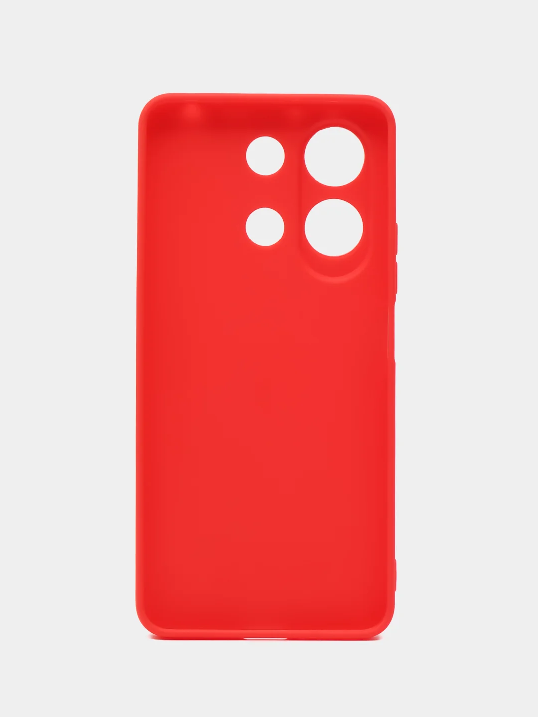 Красный чехол накладка для Xiaomi Note 13 4G, Note 13 Pro 4G / Poco M6 Pro 4G, цветной силикон