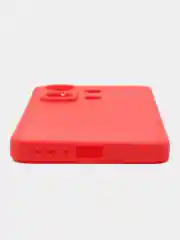 Красный чехол накладка для Xiaomi Note 13 4G, Note 13 Pro 4G / Poco M6 Pro 4G, цветной силикон