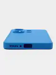 Синий чехол накладка для Xiaomi Note 13 4G, Note 13 Pro 4G / Poco M6 Pro 4G, цветной силикон