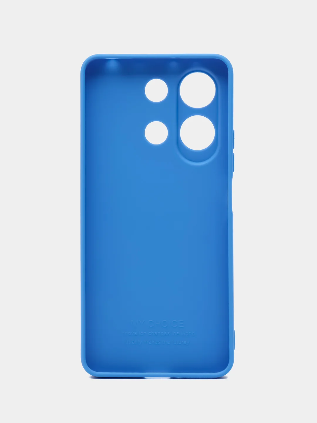 Синий чехол накладка для Xiaomi Note 13 4G, Note 13 Pro 4G / Poco M6 Pro 4G, цветной силикон