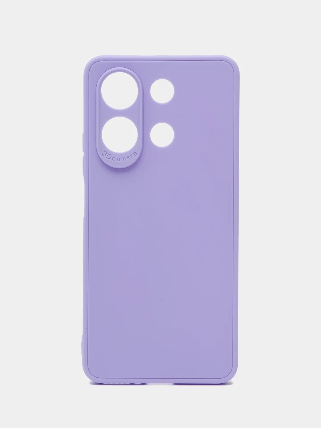 Сиреневый чехол накладка для Xiaomi Note 13 4G, Note 13 Pro 4G / Poco M6 Pro 4G, цветной силикон