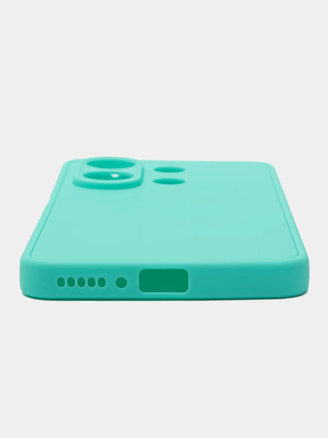 Розовый чехол накладка для Xiaomi Note 13 4G, Note 13 Pro 4G / Poco M6 Pro 4G, цветной силикон