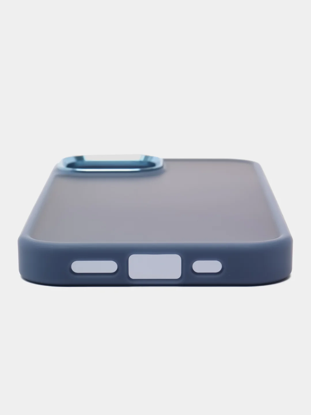 Синий меланж чехол для iPhone 15 Pro, 15 Pro Max, 13, 14 Pro, 16 Pro, 16 Pro max накладка для айфона