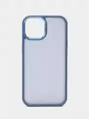 Синий меланж чехол для iPhone 15 Pro, 15 Pro Max, 13, 14 Pro, 16 Pro, 16 Pro max накладка для айфона