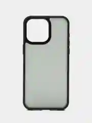 Черный чехол для iPhone 15 Pro, 15 Pro Max, 13, 14 Pro, 16 Pro, 16 Pro max накладка для айфона
