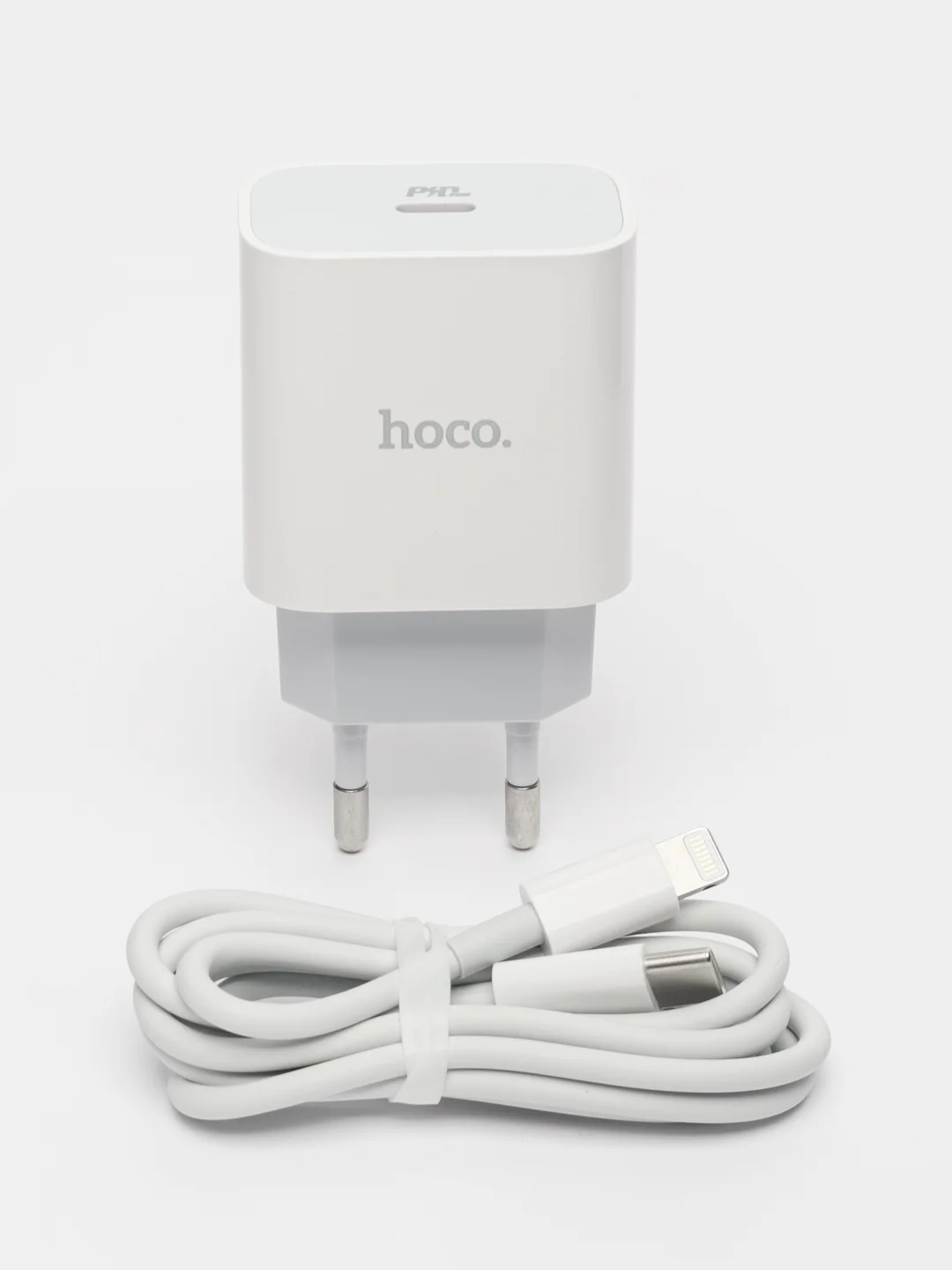 Быстрая зарядка HOCO 20W для смартфонов и планшетов TYPE-C с кабелем питания