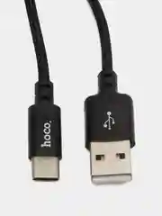 Черный hoco Кабель для мобильных устройств USB 2.0 Type-A/Apple Lightning/micro-usb