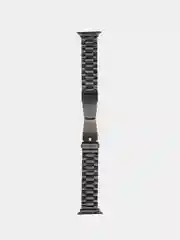 Черный ремешок для часов Apple Watch, стальной - металлический , 42-49 мм