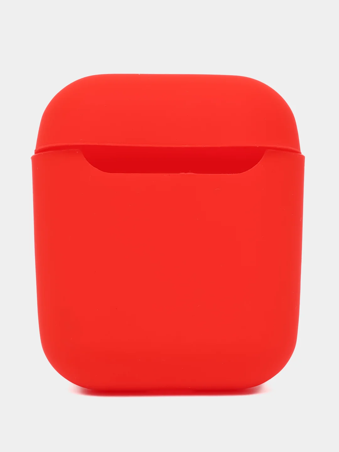 Алый силиконовый чехол для Apple Airpods 1/2 Pro  аирподс