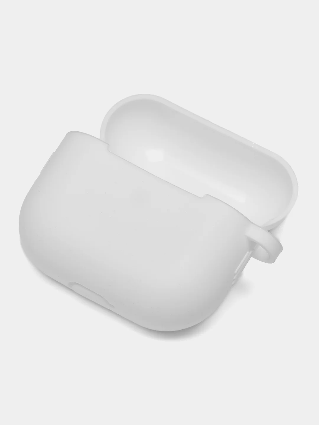 Белый силиконовый чехол для Apple Airpods 1/2 Pro  аирподс