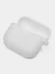 Белый силиконовый чехол для Apple Airpods 1/2 Pro  аирподс