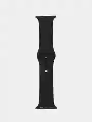 Черный силиконовый ремешок для Apple Watch 38 мм/40/41 mm