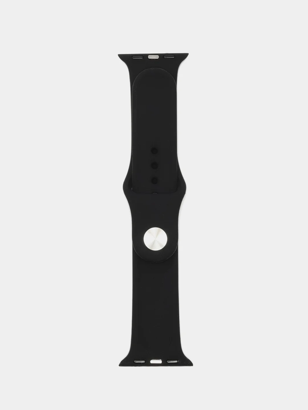 Черный силиконовый ремешок для Apple Watch 38 мм/40/41 mm