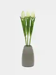 Белый искусственные цветы Тюльпаны