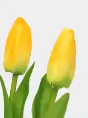 Желтый искусственные цветы Тюльпаны
