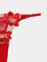 Красный трусы женские стринги ,кружевные