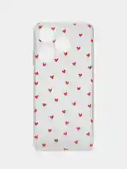 Коралловый меланж силиконовый чехол на Tecno Spark 10/10C / Текно Спарк 10/10С прозрачный, с рисунком