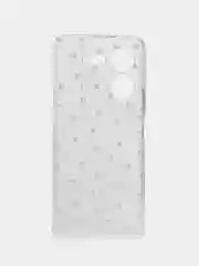 Коралловый меланж силиконовый чехол на Tecno Pova 5 / Текно Пова 5 прозрачный, с рисунком, защита камеры