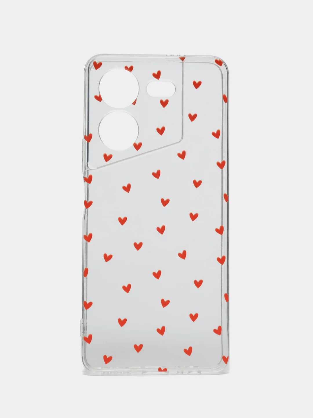 Коралловый меланж силиконовый чехол на Tecno Pova 5 / Текно Пова 5 прозрачный, с рисунком, защита камеры