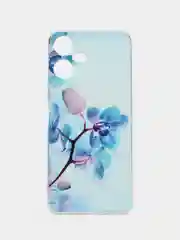 Лазурный силиконовый чехол на Tecno Pova Neo 3 / Текно Пова Нео 3 прозрачный, с рисунком
