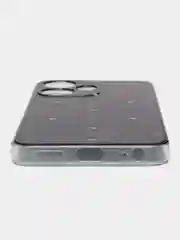 Черный силиконовый чехол на Infinix Hot 30i / Инфиникс Хот 30i прозрачный, с рисунком
