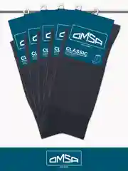 Серый носки мужские OMSA CLASSIC 204 высокие длинные из хлопка набор 5 пар