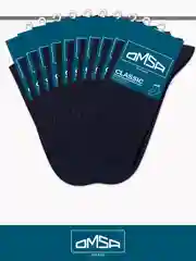 Синий носки мужские OMSA CLASSIC 203 высокие летние из хлопка набор 10 пар