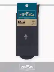 Тёмно-серый носки мужские OMSA ECO 407 высокие классические с рисунком набор 10 пар