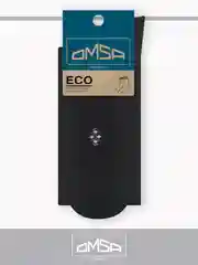 Черный носки мужские OMSA ECO 407 высокие классические с рисунком набор 10 пар
